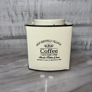 Old Sheffield Village Enamelware Coffee Canister